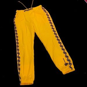 Post Malone- Petals And Peacocks Brand crinkle sweat pants